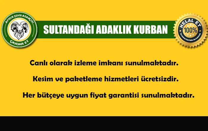 Sultandağı Adaklık Kurban